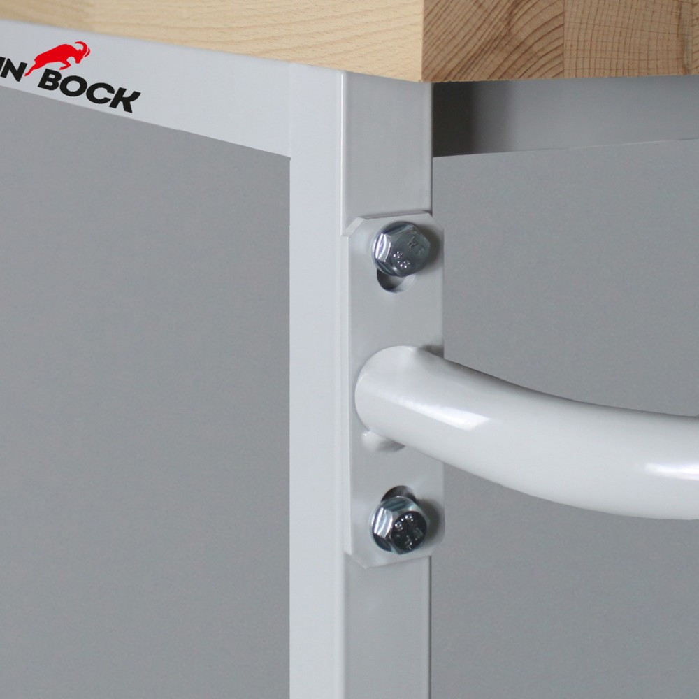 N° de l'image du produit 6 : Établi Motion Steinbock®, mobile, 3 tiroirs, capacité de charge 500 kg, H x l x P 827 x 1 300 x 600 mm, RAL 7035/7016