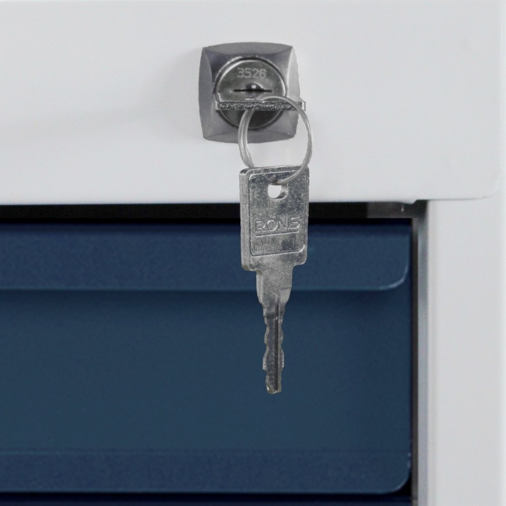 Numéro de l'image du produit 3: Établi Premium Steinbock®, 8 tiroirs, capacité de charge 300 kg, H x l x P 840 x 1 200 x 600 mm, RAL 7035/7016
