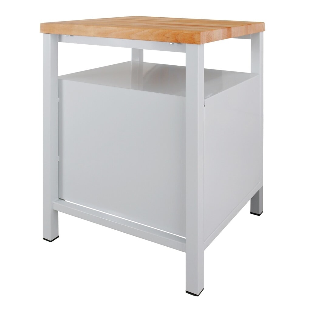 Établi Premium Steinbock®, 1 rangement, 1 porte, capacité de charge 300 kg, H x l x P 840 x 600 x 600 mm, RAL 7035/7016 N° de l'image du produit 2 : Établi Premium Steinbock®, 1 rangement, 1 porte, capacité de charge 300 kg, H x l x P 840 x 600 x 600 mm, RAL 7035/7016