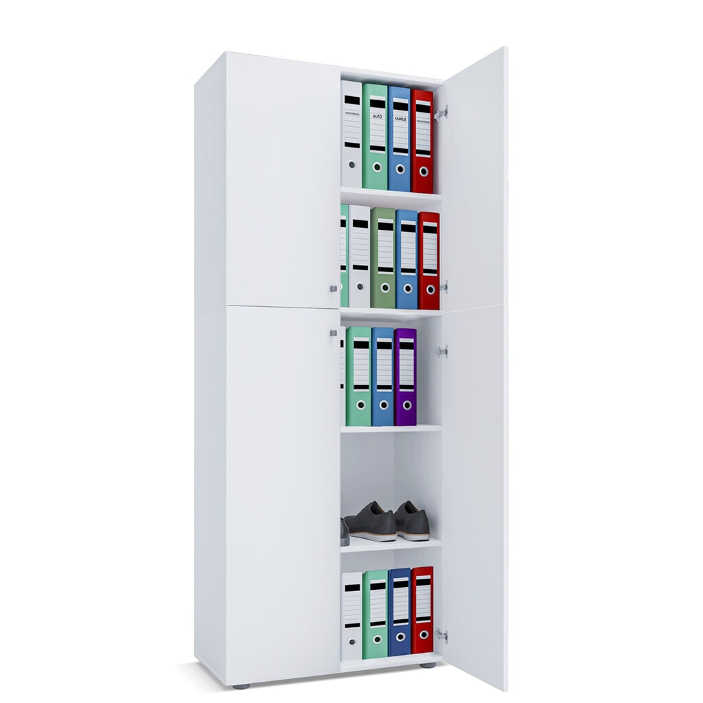 Illustration du produit: Étagère à dossiers Lona VCM, blanc