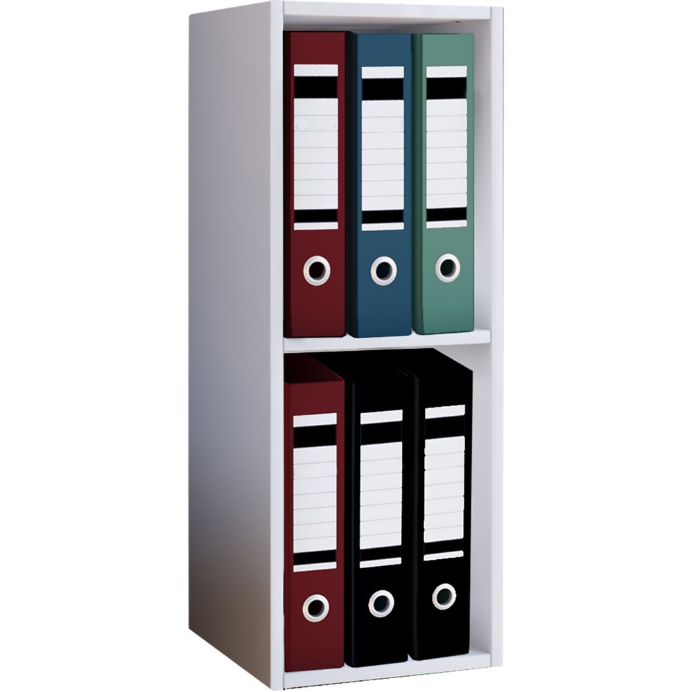 Numéro de l'image du produit 1: Étagère de bureau Offas 2 compartiments, blanc