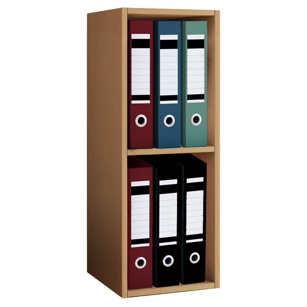 Numéro de l'image du produit 1: Étagère de bureau Offas 2 compartiments, hêtre