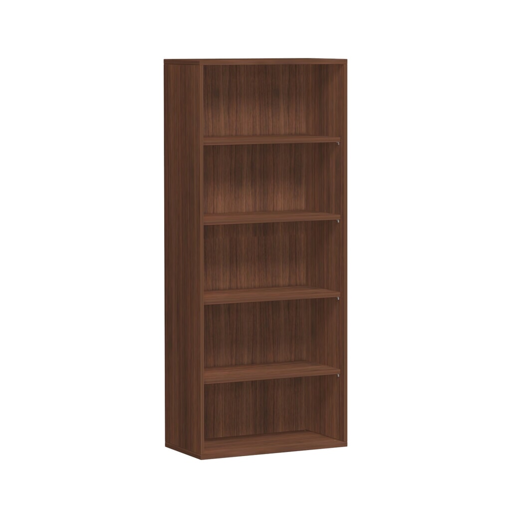 Étagère de bureau Profi, 5 hauteurs de classeurs, largeur 800 mm, noyer Illustration du produit: Étagère de bureau Profi, 5 hauteurs de classeurs, largeur 800 mm, noyer