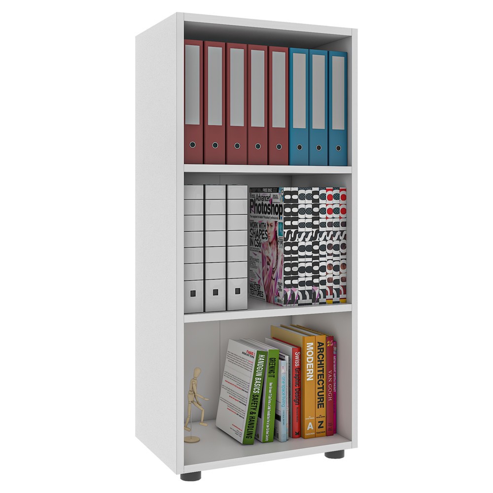 Numéro de l'image du produit 1: Étagère Ulas 3 compartiments, blanc