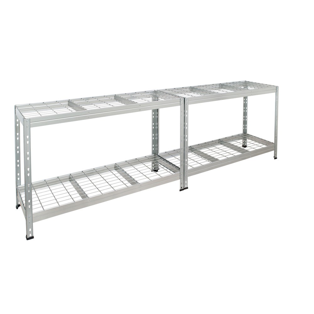 Numéro de l'image du produit 4: Étagère extérieure à grande portée avec étagères en grille, HxLxP 1800 x 1500 x 600 mm