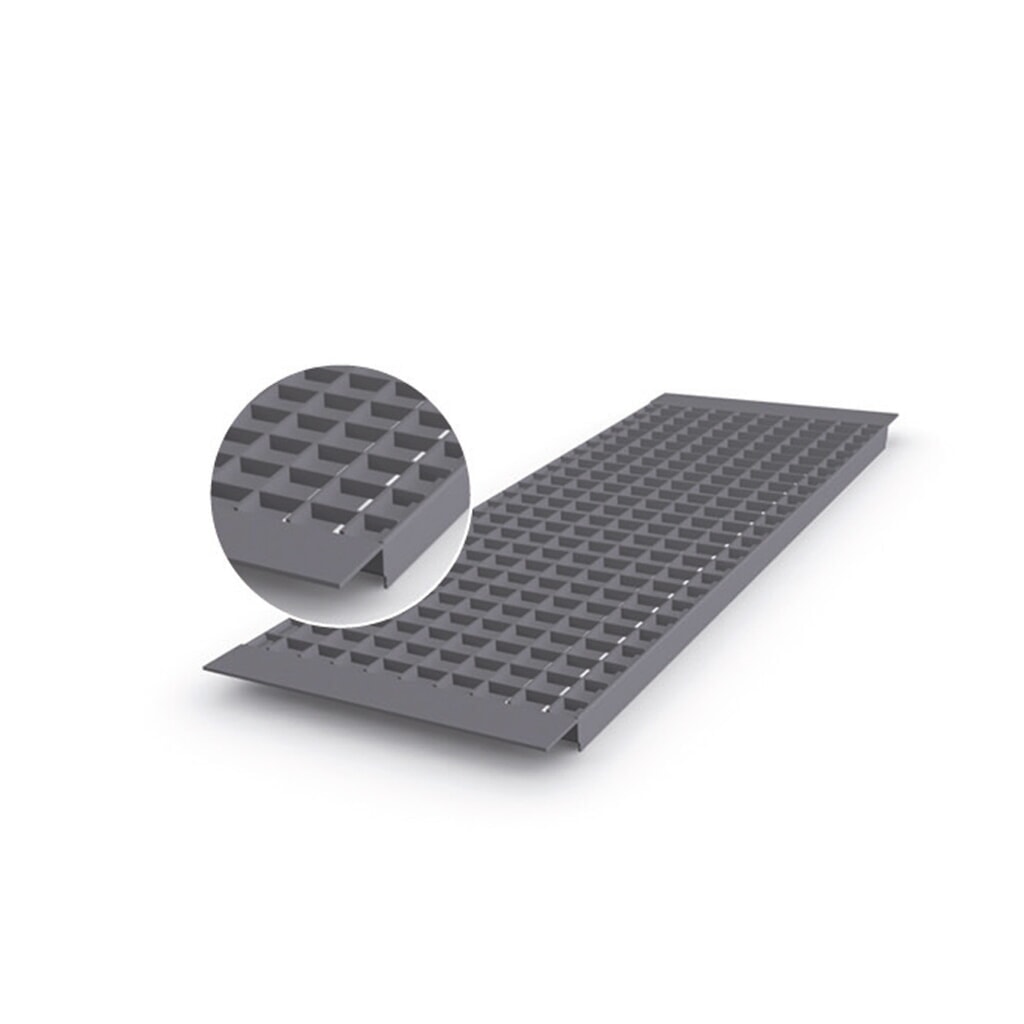 Illustration du produit: Étagère grillagée pour rayonnage à palettes, insérée, Lx P 1.900 x 1.100 mm, charge par tablette 1.080 kg, mailles 44 x 66 mm