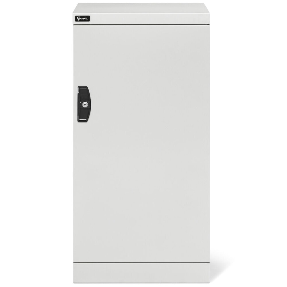 Numéro de l'image du produit 2: Fami PERFOM Armoire à portes battantes, 1 tiroir, HxlxP 1 000 x 512 x 555 mm, gris clair