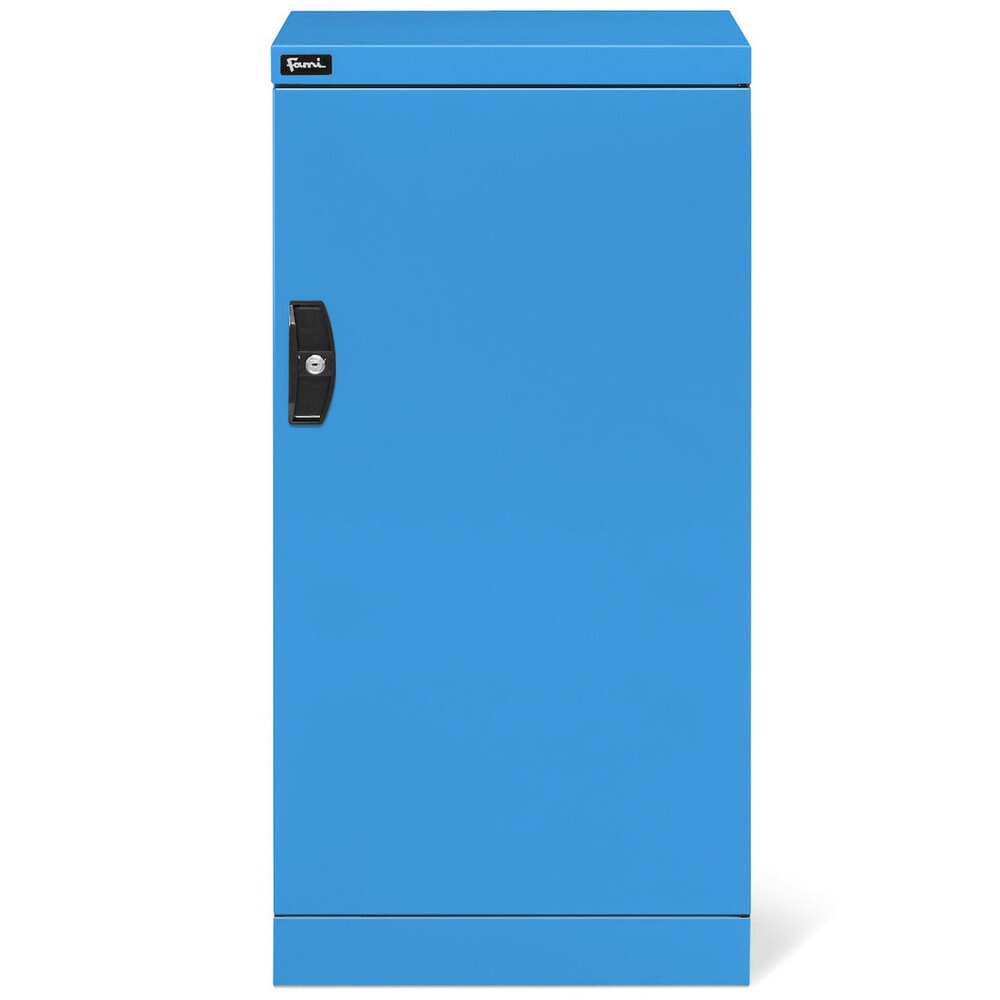 Numéro de l'image du produit 2: Fami PERFOM Armoire à portes battantes, 1 tiroir, HxlxP 1 000 x 512 x 555 mm, bleu clair