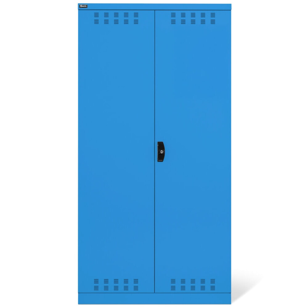 N° de l'image du produit 2 : Fami PERFOM Armoire polyvalente, tringle à vêtements, 3 tablettes, HxlxP 2 000 x 1 023 x 726 mm, bleu clair
