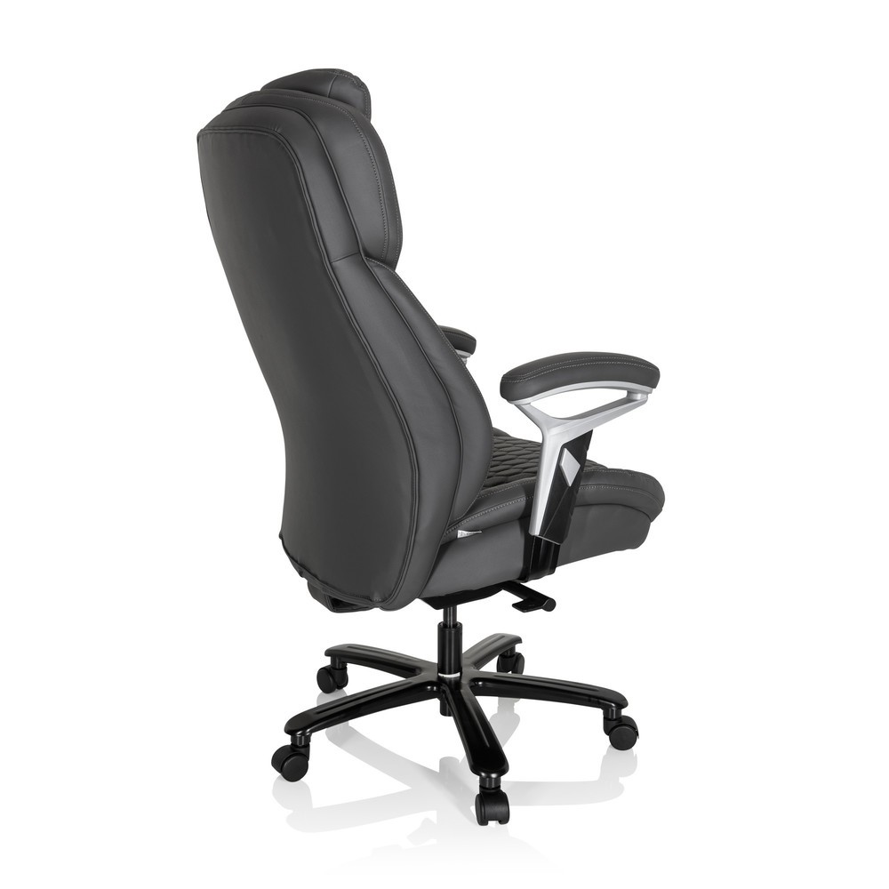 Numéro de l'image du produit 4: Fauteuil de direction hjh OFFICE PULLMANN similicuir, gris mat