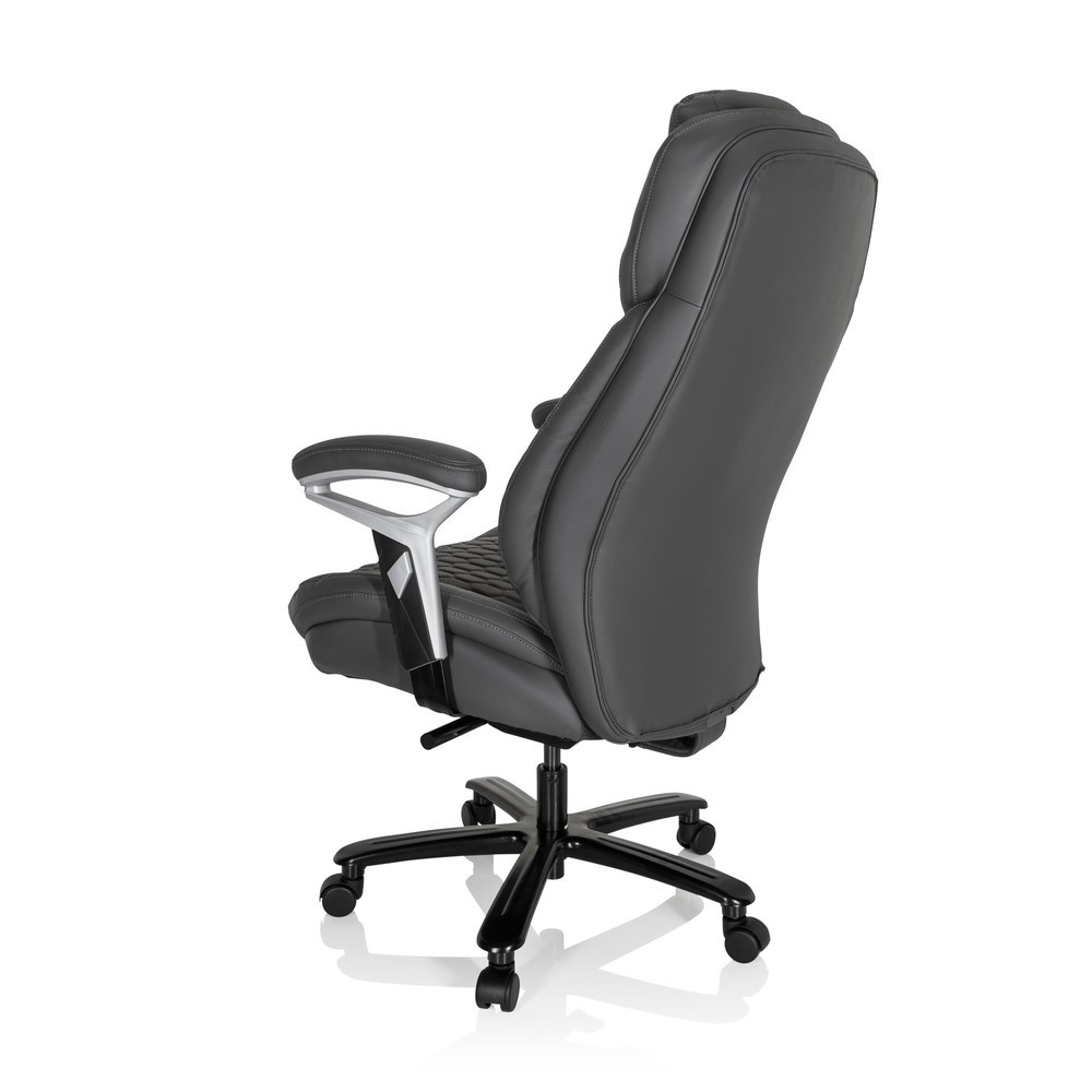 Numéro de l'image du produit 7: Fauteuil de direction hjh OFFICE PULLMANN similicuir, gris mat