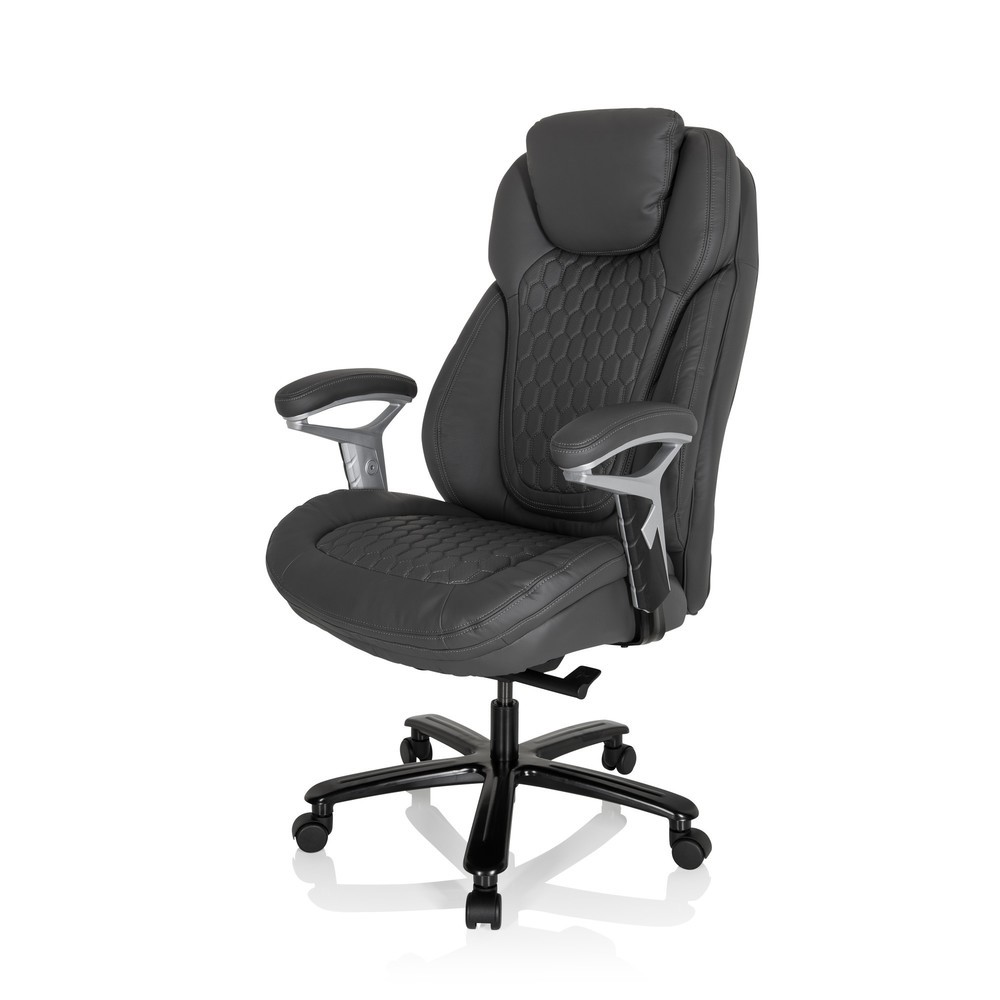 Numéro de l'image du produit 9: Fauteuil de direction hjh OFFICE PULLMANN similicuir, gris mat