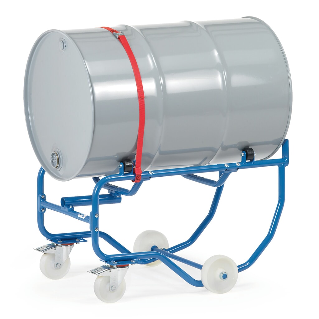 fetra® Basculeur de fûts, capacité de charge 250 kg, avec barre de levier, mobile, roues en plastique pour faire tourner le fût Illustration du produit: fetra® Basculeur de fûts, capacité de charge 250 kg, avec barre de levier, mobile, roues en plastique pour faire tourner le fût