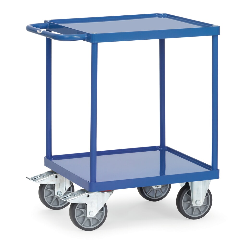 fetra® Servante et chariot de montage avec bacs en tôle d’acier, surface de chargement 600 x 600 mm Illustration du produit: fetra® Servante et chariot de montage avec bacs en tôle d’acier, surface de chargement 600 x 600 mm