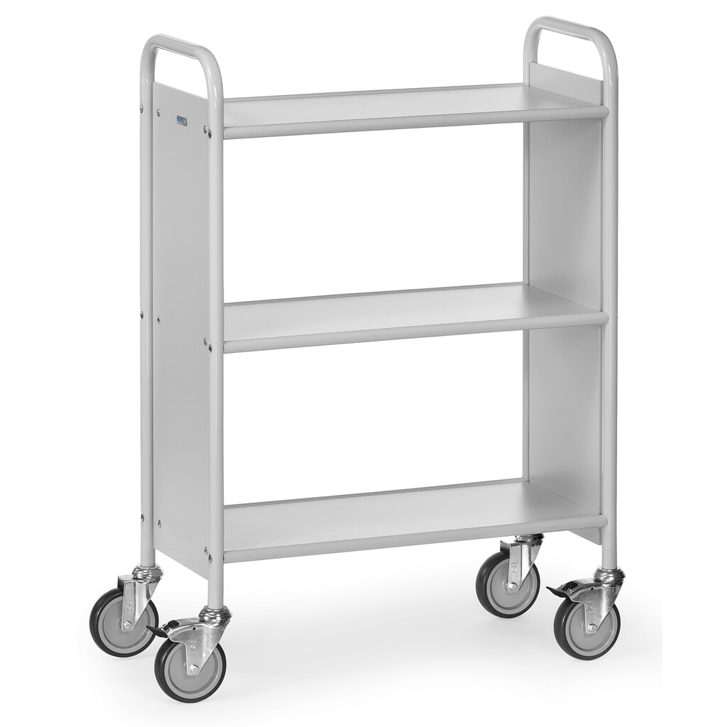 N° de l'image du produit 1 : fetra® Chariot de bureau et à dossiers, 2 compartiments sans paroi arrière
