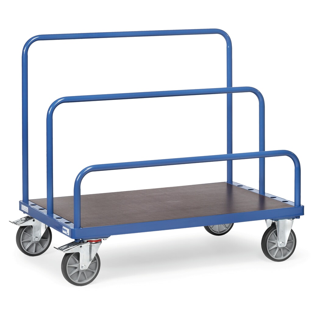 N° de l'image du produit 3 : fetra® Chariot porte-panneaux, sans arceaux, surface de chargement lxP 1 200 x 800 mm, capacité de charge 750 kg