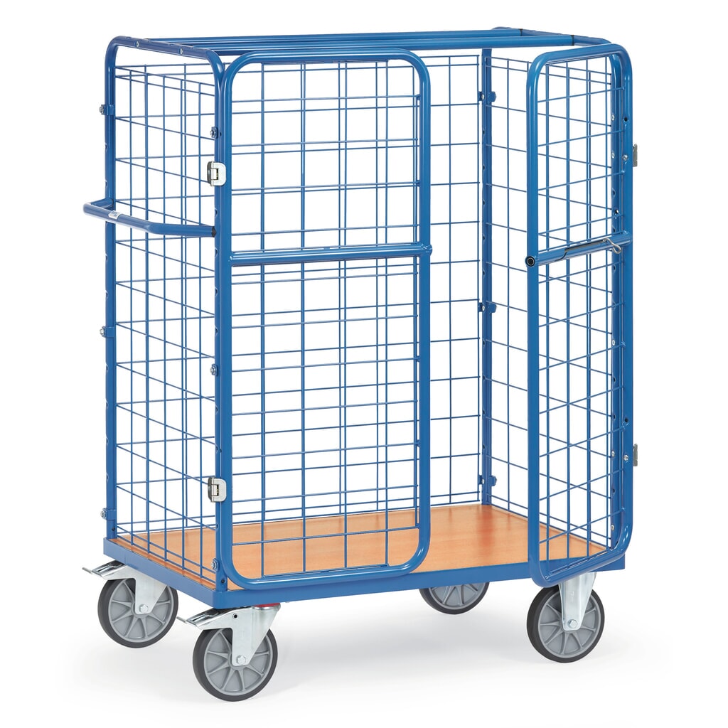 fetra® Chariot à colis, capacité de charge 600 kg, surface de chargement lxP 1 000 x 700 mm, hauteur 1 552 mm Illustration du produit: fetra® Chariot à colis, capacité de charge 600 kg, surface de chargement lxP 1 000 x 700 mm, hauteur 1 552 mm