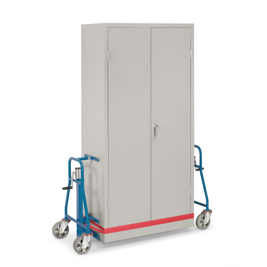fetra® Diable élévateur jumelé, capacité de charge 600 kg/paire N° de l'image du produit 2 : fetra® Diable élévateur jumelé, capacité de charge 600 kg/paire