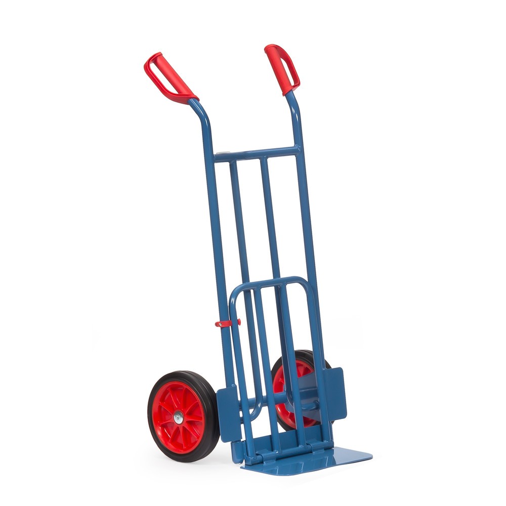 Numéro de l'image du produit 3: fetra® Diable à colis, avec bavette rabattable, capacité de charge 250 kg, bavette lxP 400 x 150 mm, pneumatiques à bandage plein