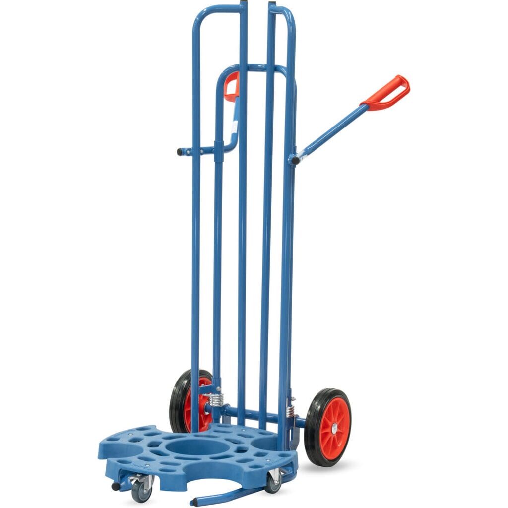 fetra® Diable porte-pneus en acier, capacité de charge 200 kg, pour 8 pneus, pneumatiques à bandage plein N° de l'image du produit 5 : fetra® Diable porte-pneus en acier, capacité de charge 200 kg, pour 8 pneus, pneumatiques à bandage plein