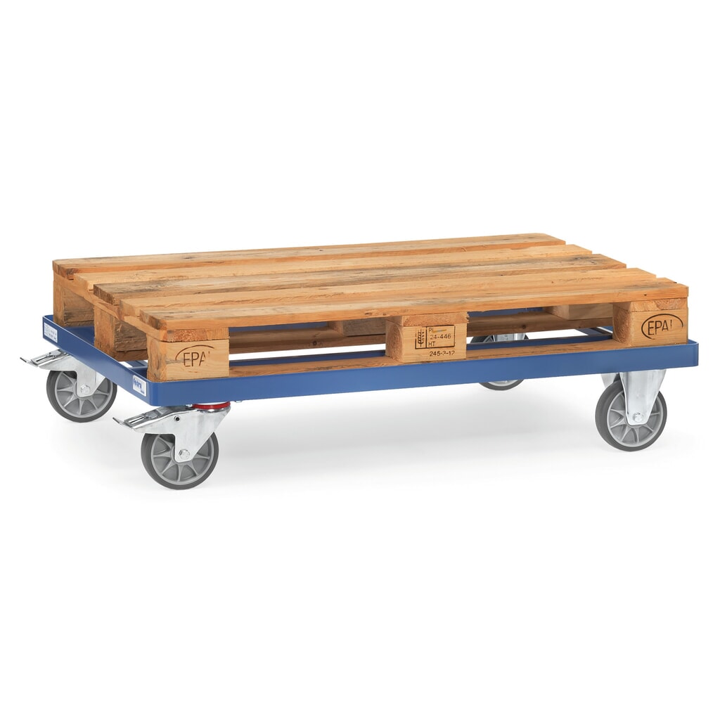 fetra® Rouleur, capacité de charge 500 kg, pour palettes 1 200 x 800 mm, pneumatiques en TPE N° de l'image du produit 2 : fetra® Rouleur, capacité de charge 500 kg, pour palettes 1 200 x 800 mm, pneumatiques en TPE
