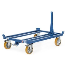N° de l'image du produit 3 : fetra® Rouleur de palettes, avec attelage + timon, capacité de charge de 1 000 kg