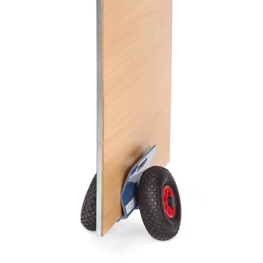 N° de l'image du produit 3 : fetra® Rouleur de panneaux avec mâchoires de serrage, capacité de charge 250 kg, largeur de serrage 30-95 mm, pneumatiques gonflables