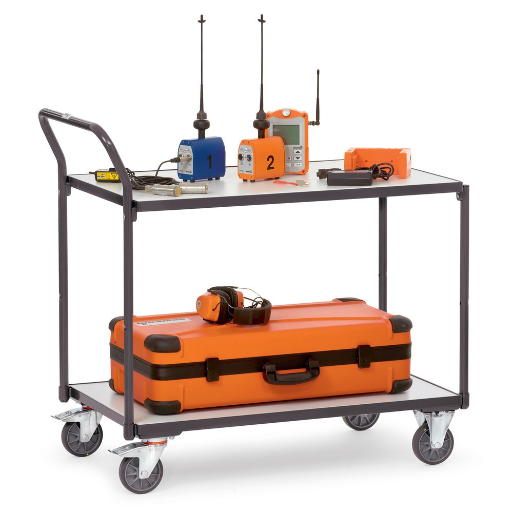 Numéro de l'image du produit 2: Servante ESD fetra®, capacité de charge 300 kg, 2 surfaces de chargement à 500 x 850 mm