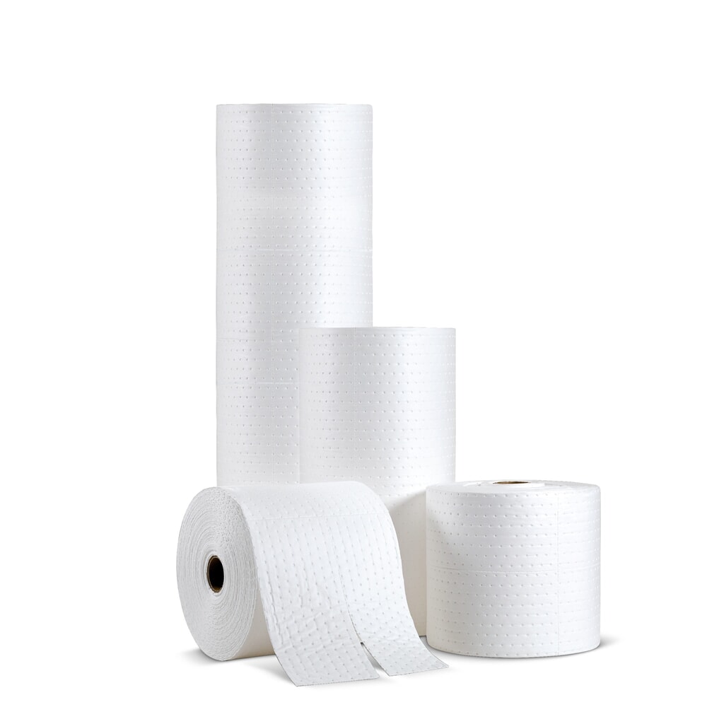 Feutre absorbant Economy pour huile, Light, rouleau, Lxl 45 m x 760 mm Illustration du produit: Feutre absorbant Economy pour huile, Light, rouleau, Lxl 45 m x 760 mm