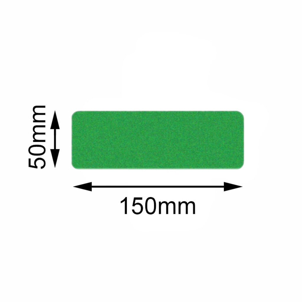 Appareil de marquage au sol Mehlhose Safety Rectangle, vert, 50 x 150 mm, 10 pcs/UV Illustration du produit: Appareil de marquage au sol Mehlhose Safety Rectangle, vert, 50 x 150 mm, 10 pcs/UV