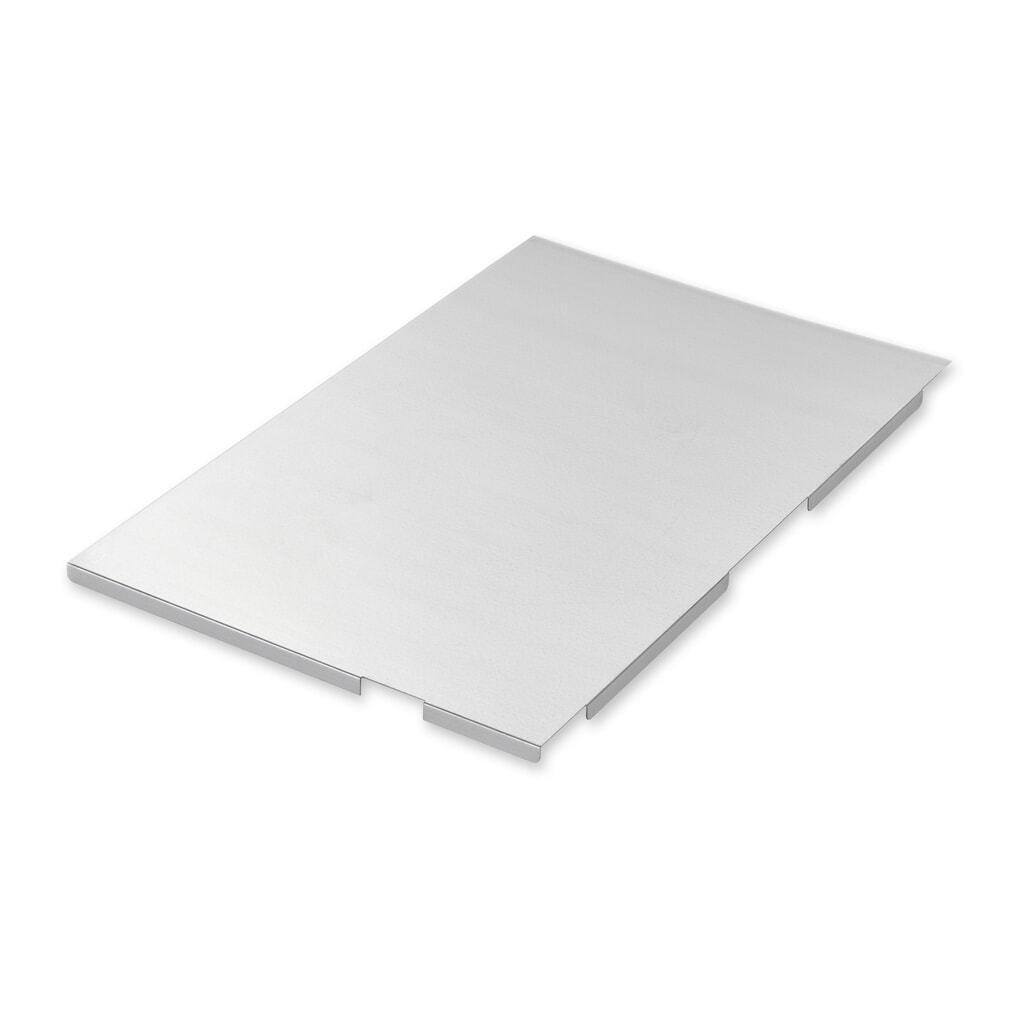 Illustration du produit: Fond fermé en acier pour dispositif d’extraction de palettes, capacité de charge 600 kg, profondeur d’extraction de 70 %