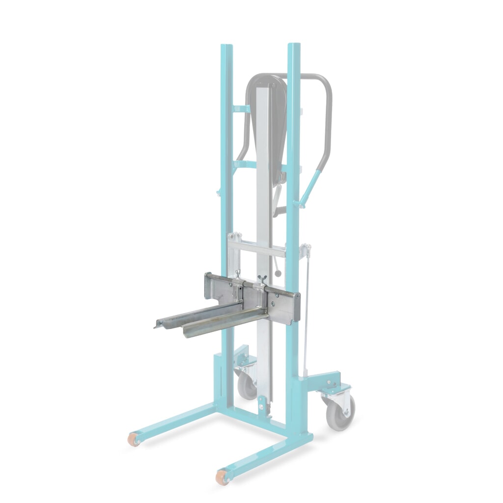 Bras de fourche pour chariot de levage Ameise®, réglables, longueur 450 mm N° de l'image du produit 1 : Bras de fourche pour chariot de levage Ameise®, réglables, longueur 450 mm