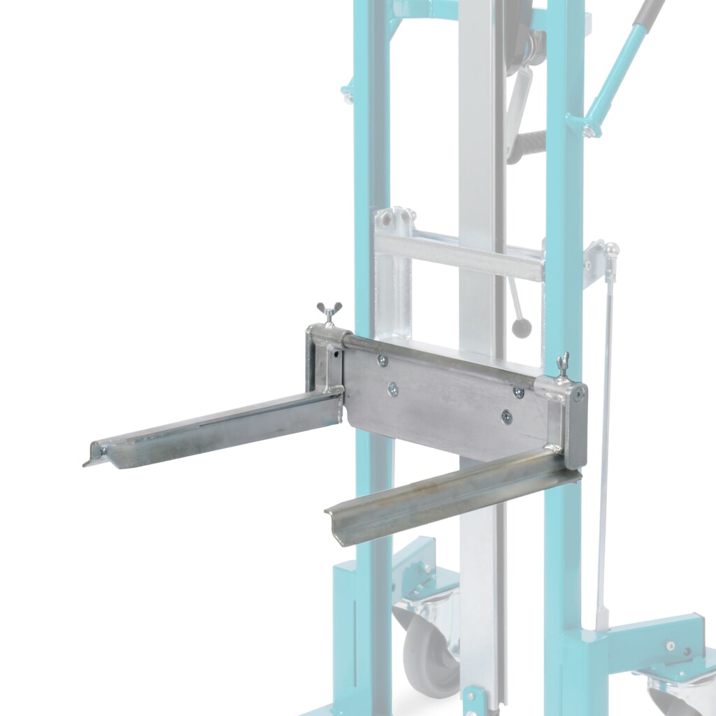 Bras de fourche pour chariot de levage Ameise®, réglables, longueur 450 mm N° de l'image du produit 3 : Bras de fourche pour chariot de levage Ameise®, réglables, longueur 450 mm