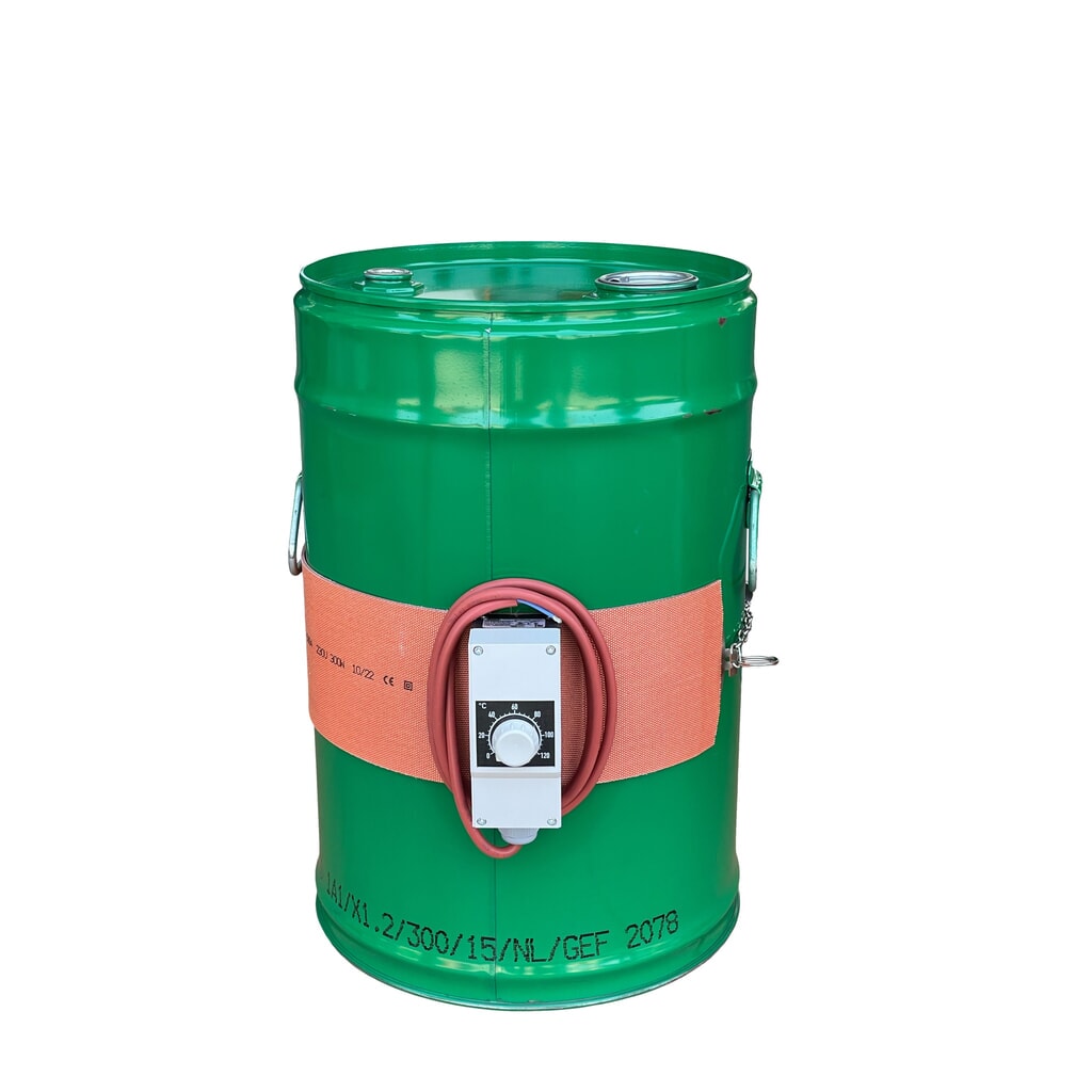 Gaine chauffante pour fûts en silicone Kuhlmann