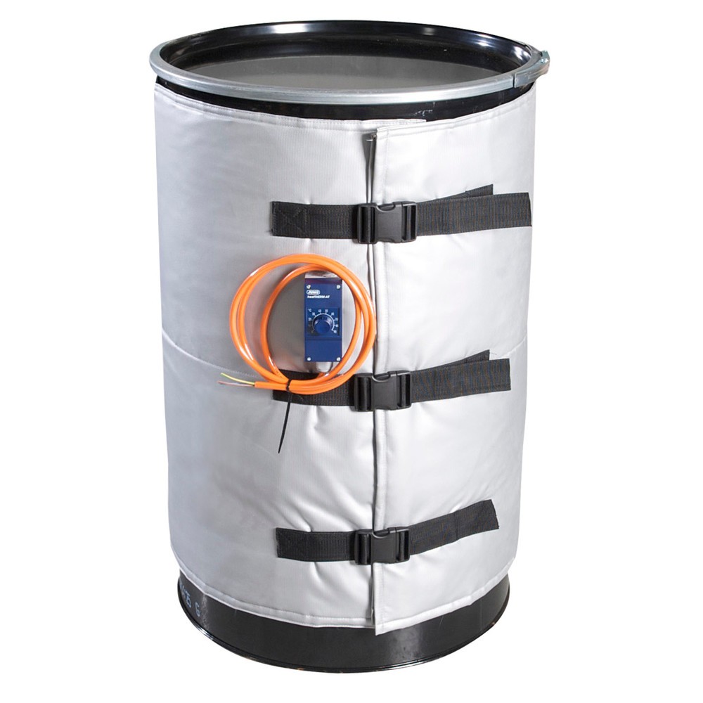 Illustration du produit: Gaine chauffante pour fûts haute température Kuhlmann, 200-220 l, 0-200 ºC, 230 V, 1 500 W, L x H 1 990 x 800 mm