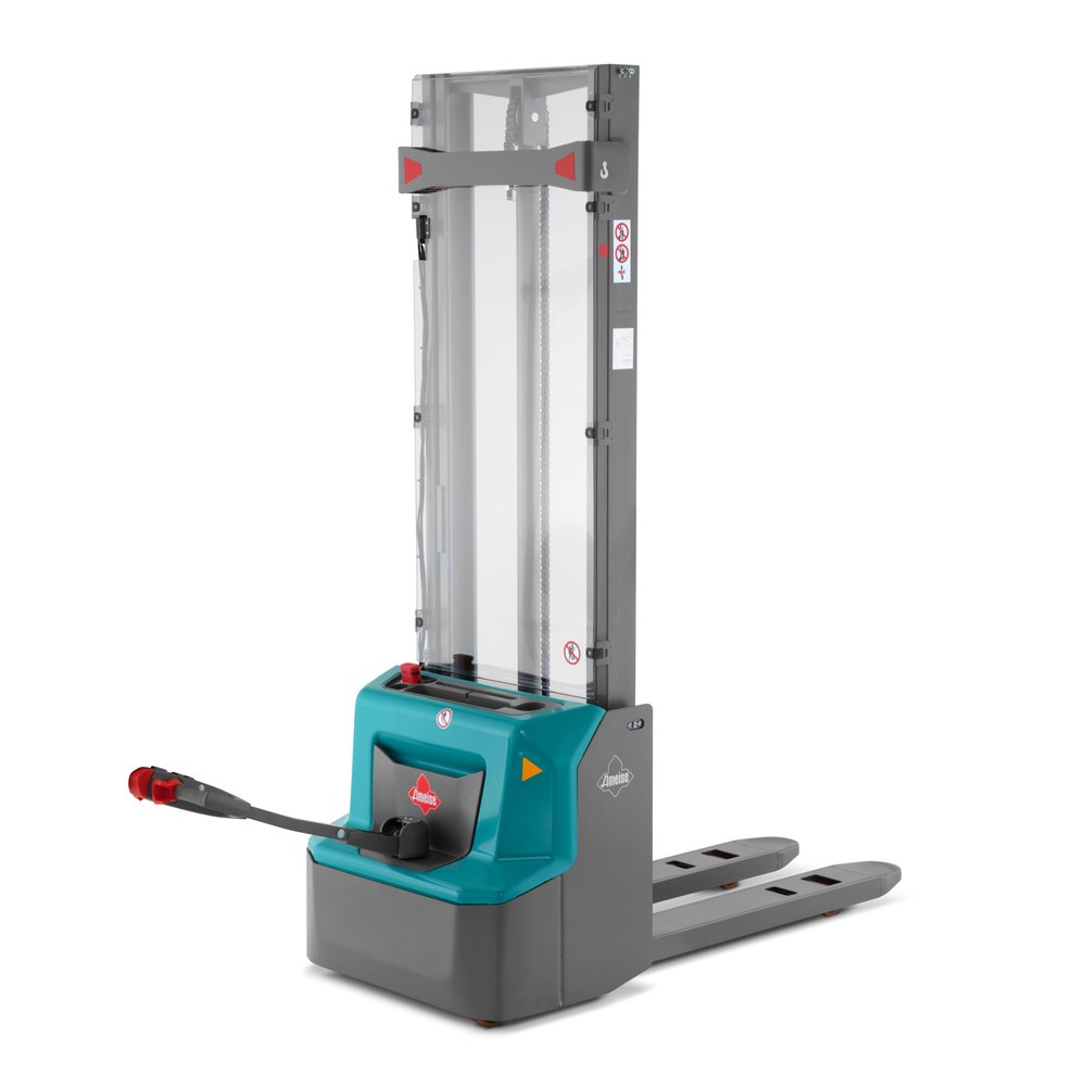 Numéro de l'image du produit 6: Gerbeur électrique Ameise® PSE 1.2 à monomât, hauteur de levage 1 600 mm, capacité de charge 1 200 kg