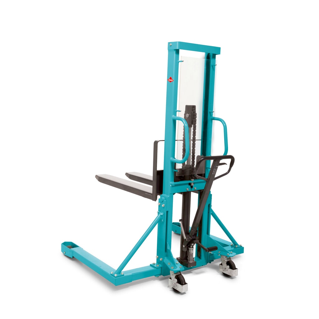 N° de l'image du produit 4 : Chariot élévateur hydraulique à voie large Ameise® PSM 1.0 Wide-Tread avec monomât, hauteur de levage 1 600 mm, capacité de charge 1 000 kg
