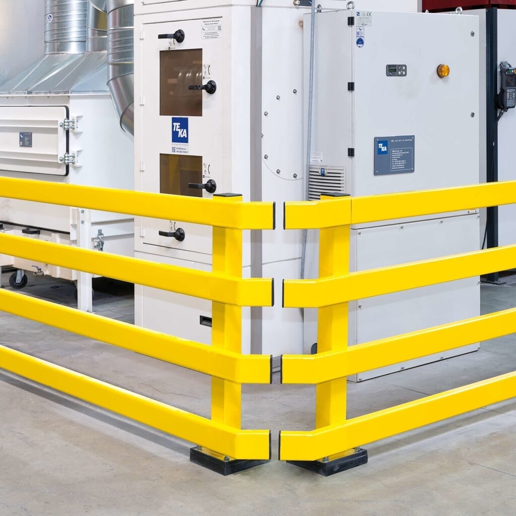 Glissière de protection à profilé en C, pour l’extérieur, galvanisé + recouvert de plastique, longueur 1 500 mm N° de l'image du produit 5 : Glissière de protection à profilé en C, pour l’extérieur, galvanisé + recouvert de plastique, longueur 1 500 mm