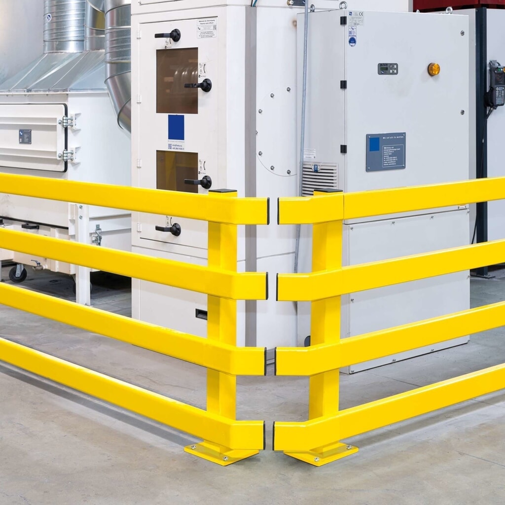 N° de l'image du produit 6 : Glissière de protection à profilé en C, pour l’extérieur, galvanisé + recouvert de plastique, longueur 1 500 mm