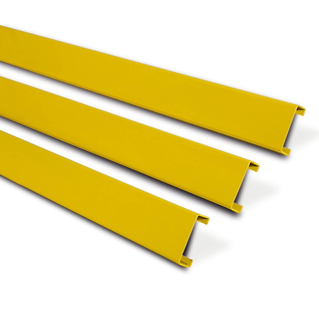 Illustration du produit: Glissière de protection à profilé en C, pour l’extérieur, galvanisé + recouvert de plastique, longueur 1 500 mm