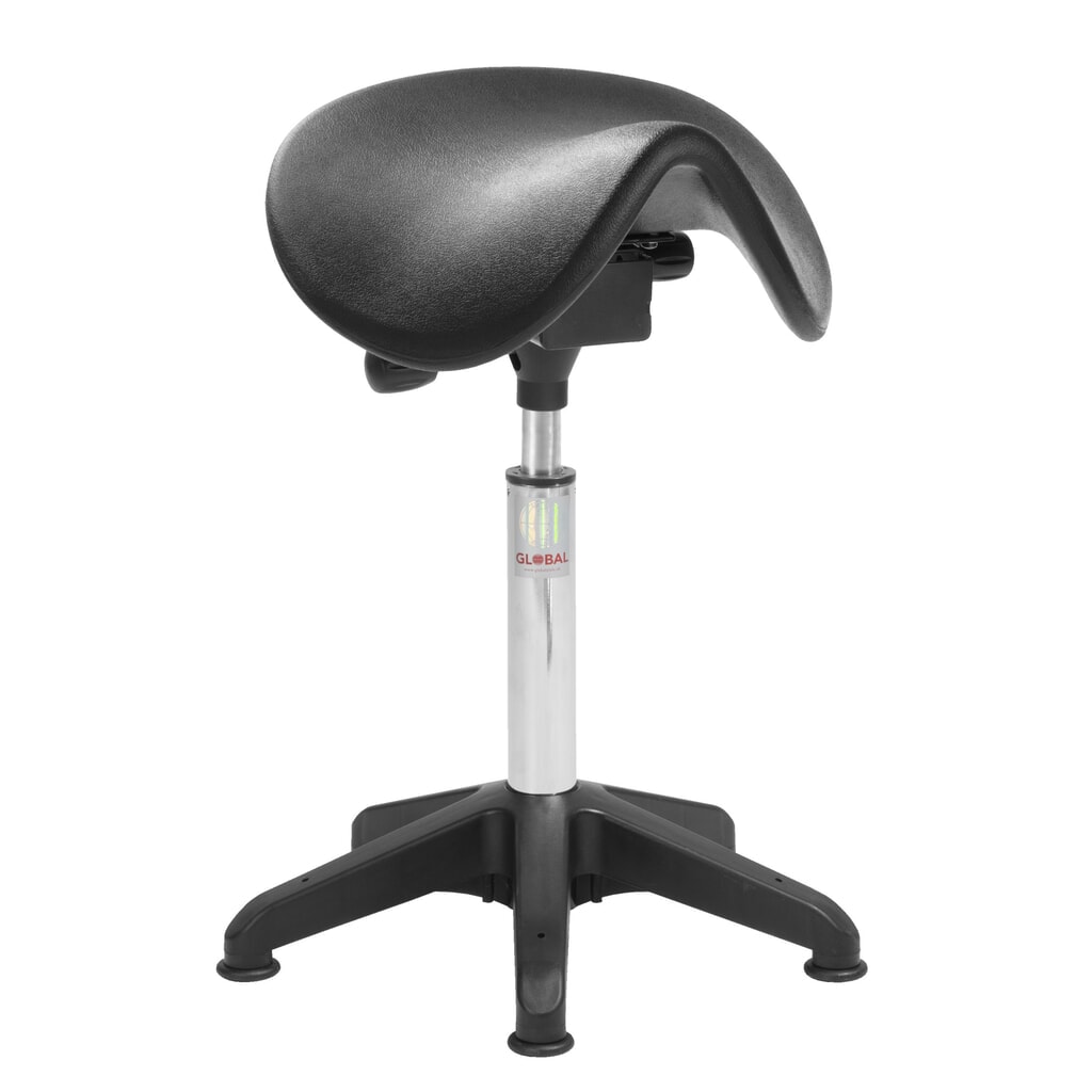 Tabouret-selle Global Stole A/S Dalton Easy seat Octopus, roulettes, polyuréthane, noir Illustration du produit: Tabouret-selle Global Stole A/S Dalton Easy seat Octopus, roulettes, polyuréthane, noir