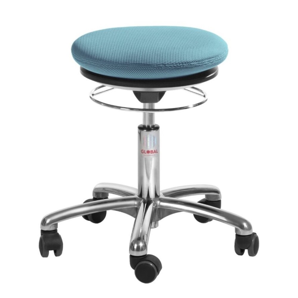 Numéro de l'image du produit 1: Global Stole A/S Tabouret Pilates, tissu 3D, hauteur d’assise comprise entre 450 et 580 mm, bleu clair