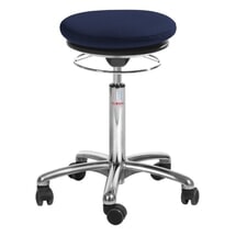 N° de l'image du produit 1 : Global Stole A/S Tabouret Pilates, tissu&nbsp;3D, hauteur d’assise comprise entre 540 et 730&nbsp;mm, bleu
