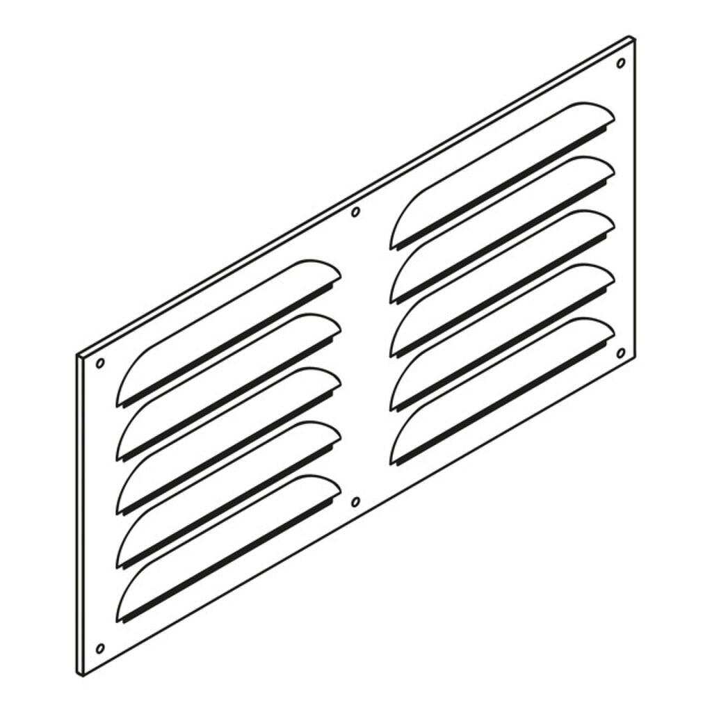 Grille d'aération 500 x 500 mm, pour conteneur de matériel isolé, verrouillable N° de l'image du produit 2 : Grille d'aération 500 x 500 mm, pour conteneur de matériel isolé, verrouillable