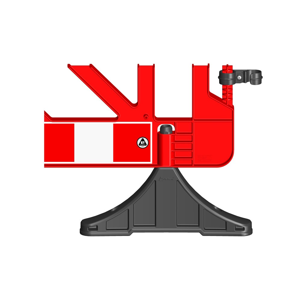 Numéro de l'image du produit 3: Grille de barrage en PP, pieds en PVC, rouge