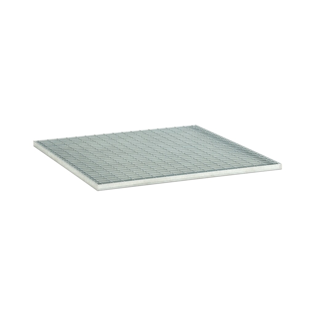 Grille en acier pour bac collecteur pour palettes CEMO 220/4, 400/4 Illustration du produit: Grille en acier pour bac collecteur pour palettes CEMO 220/4, 400/4