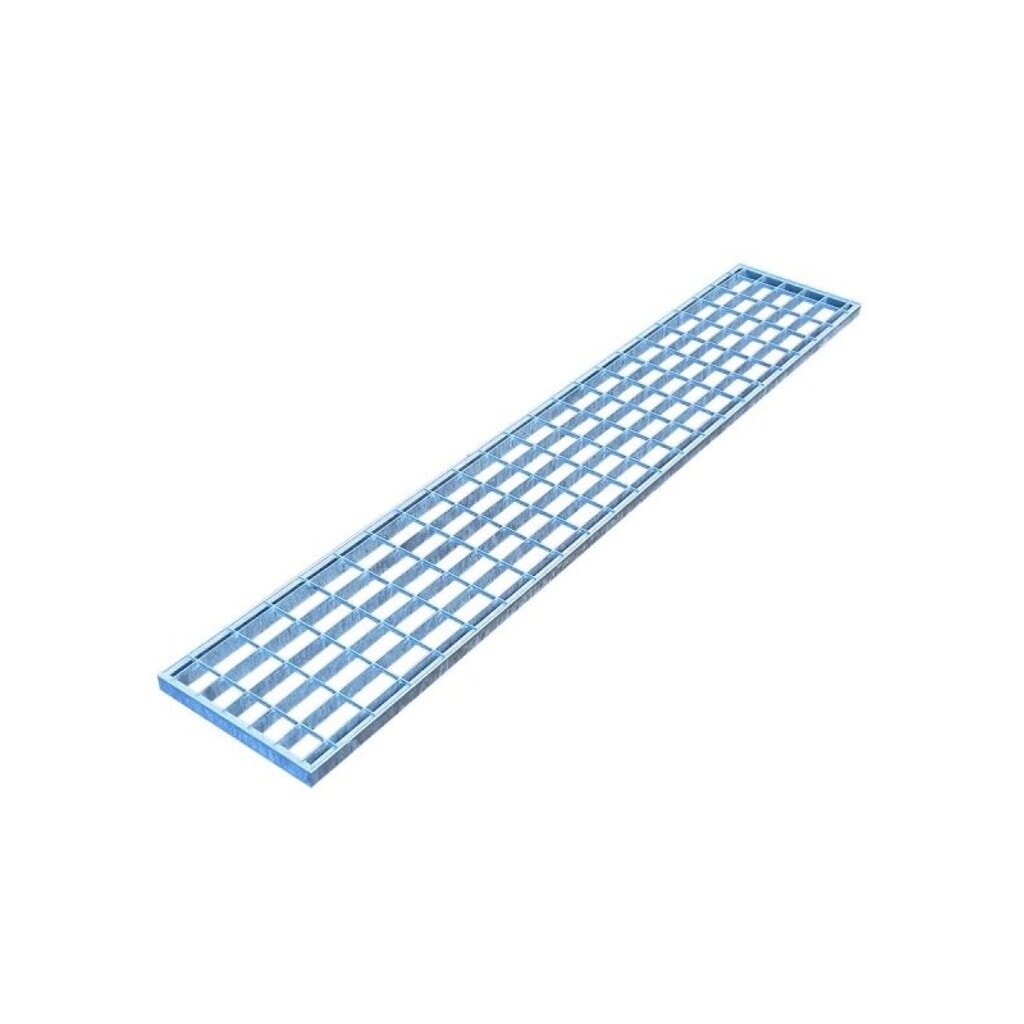 Grille en acier pour dépôt à matières dangereuses en PE CEMO 220/2, surface de remplissage, H x l x P 30 x 1 500 x 270 mm Illustration du produit: Grille en acier pour dépôt à matières dangereuses en PE CEMO 220/2, surface de remplissage, H x l x P 30 x 1 500 x 270 mm