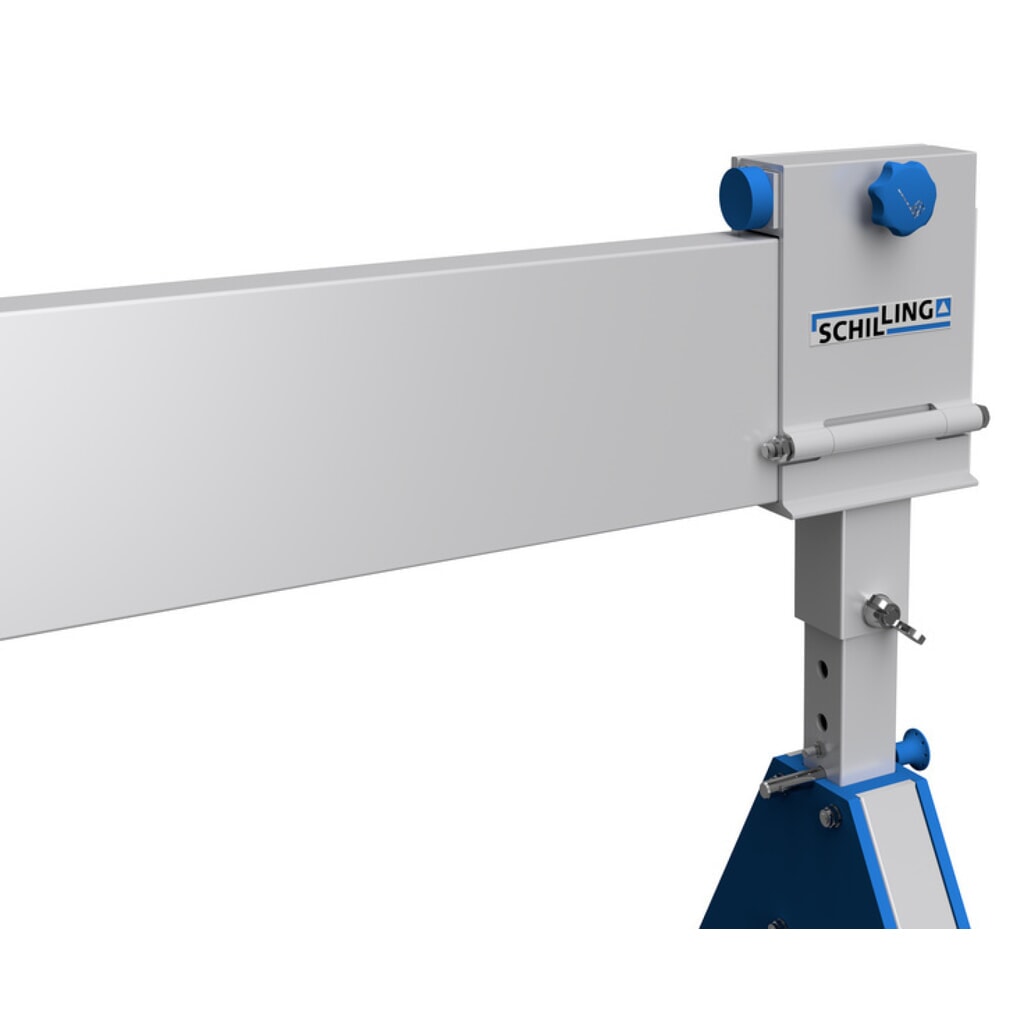 N° de l'image du produit 4 : Grue portique SCHILLING.avec poutre sectionnable, point d’accrochage 1 249-2 349 mm, capacité de charge 500 kg
