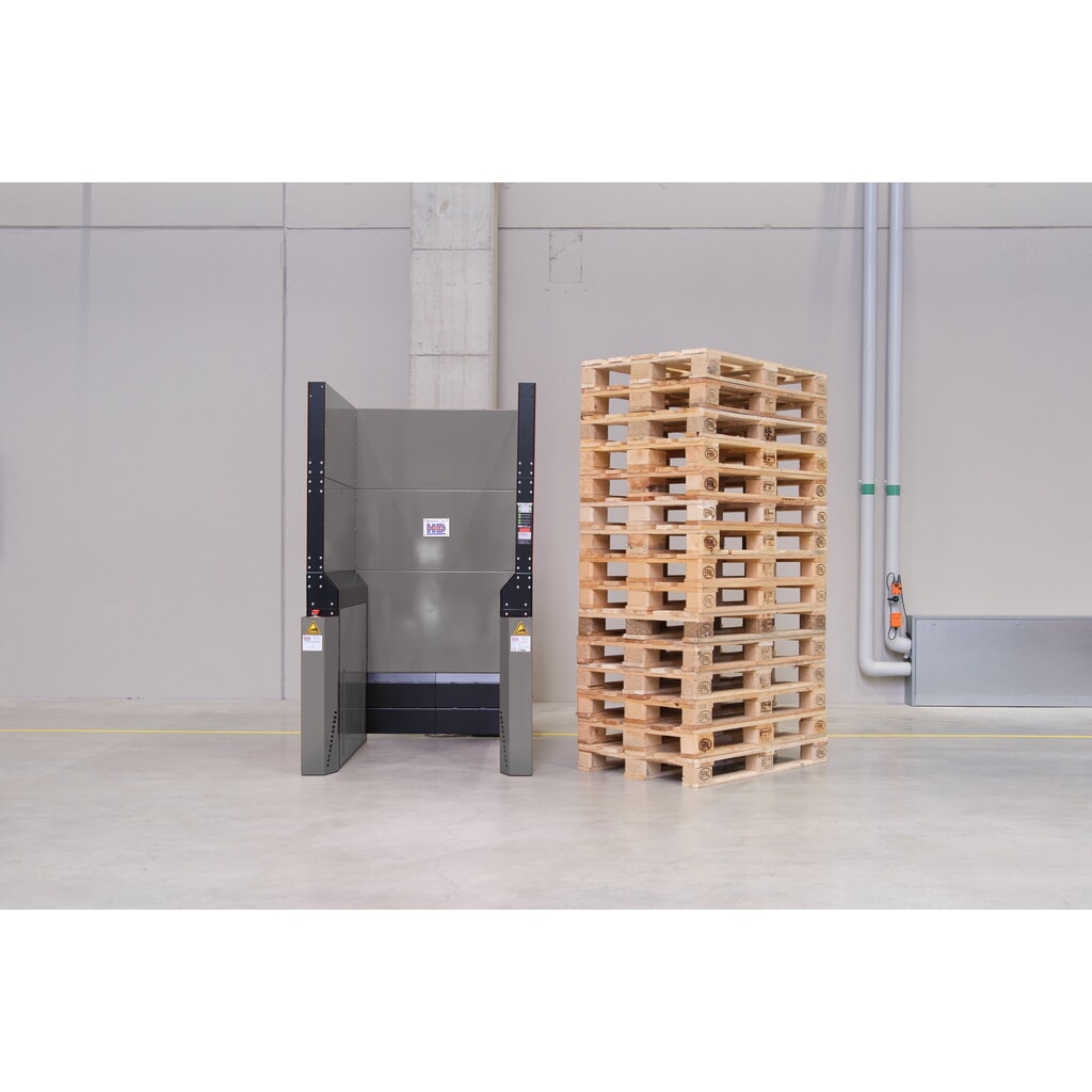 N° de l'image du produit 4 : Magasin à palettes Hagenauer+Denk PalServer Universal, 15 palettes, BxL 1000 x 1200 mm, acier inoxydable