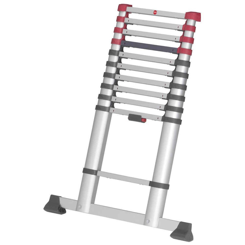 Numéro de l'image du produit 1: Hailo FlexLine, échelle télescopique de sécurité en aluminium, 11 échelons